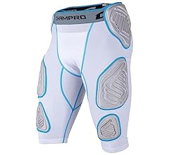 Men's Bull Rush 7-Pad Compression Girdle for Football, Basketball, Hockey, and More