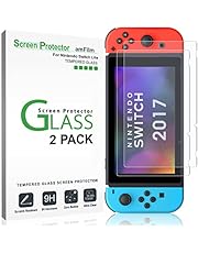 amFilm Nintendo Switch Screen Protector (2 Pack), Premium Tempered Glass Screen Protector for Nintendo Switch