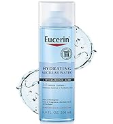 Eucerin Hydrating 3-in-1 Micellar Water, Formulated with Hyaluronic Acid, 6.8 Fl Oz Bottle