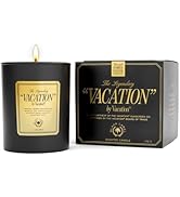 Vacation Perfume Scented Candle by Vacation Sunscreen, Premium Soy Blend Wax, 50-Hour Long Burnin...