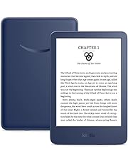 Kindle (2022 release) – The lightest and most compact Kindle, now with a 6” 300 ppi high-resolution display, and 2x the storage - Denim