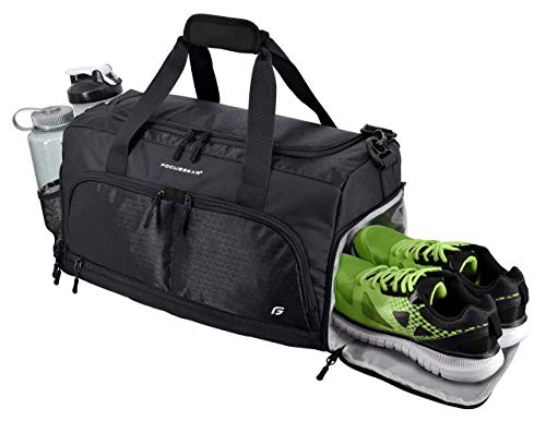 Ultimate Gym Bag 2.0: The Durable Crowdsource Designed Duffel Bag with 10 Optimal Compartments Including Water Resistant Pouc