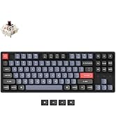 Keychron K8 Pro QMK/VIA Wireless Mechanical Keyboard, Hot-Swappable Aluminum Frame TKL Custom Pro...