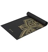 Gaiam Yoga Mat - Premium 6mm Print Extra Thick Non Slip Exercise & Fitness Mat for All Types of Y...