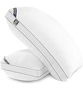 MZOIMZO Luxury Hotel Collection Bed Pillows for Sleeping- Firm Standard Size Set of 2, Gusseted P...