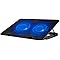 C3Tech Base para Notebook NBC-50BK 15,6&#34; Refrigerada com 2 Coolers, Led de Iluminacao Azul, Inclinacao Ajustável em 5 niveis, com USB, cor Preta