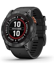 Garmin fēnix 7 Pro – GPS-Multisport-Smartwatch mit Solarladelinse, Farbdisplay und Touch-/Tastenbedienung, TOPO-Karten, über 60 vorinstallierte Sport-Apps, Garmin Music und Garmin Pay