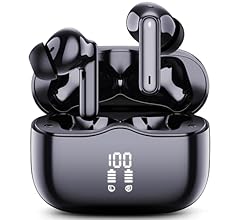 Bluetooth Kopfhörer, 2024 Kopfhörer Kabellos Bluetooth 5.3 In Ear Kopfhörer mit 4 ENC Mic, Kabellose Kopfhörer Tiefer Bass …