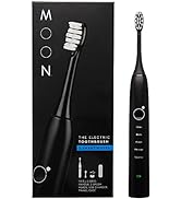 Moon Sonic Electric Toothbrush for Adults, 5 Smart Modes to Clean, Whiten, Massage and Polish Tee...