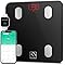 FITINDEX Digital Bathroom Scale, Accurate Scales for Body, BMI, Body Fat, Muscle Mass, 13 Body Composition Analyzer, Sync APP, Measures Weight up to 400 lbs - Black