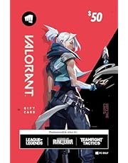 VALORANT $50 Gift Card - (Also redeemable in League of Legends, Teamfight Tactics and Legends of Runeterra) - PC [Online Game Code]