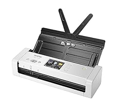 Brother ADS-1700W Compact Document Scanner, White/Black