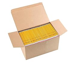 Madisi Wood-Cased #2 HB Pencils, Yellow, Pre-sharpened, Bulk Pack, 1000 pencils