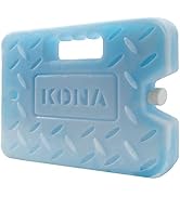 Kona Large Ice Pack for Coolers [Blue Ice 4lb] Extreme Long Lasting Design Absorbs Heat to Cool F...