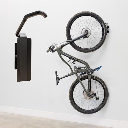 StoreYourBoard Swivel Bike Rack Garage, Wall Mount, Bike Storage Hooks, Space Saving Hangers