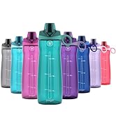 Pogo BPA-Free Plastic Water Bottle with Chug Lid, 32 Oz, Quetzal Teal