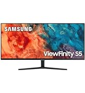 SAMSUNG 34" ViewFinity S50GC Series Ultrawide QHD Monitor, 100Hz, 5ms, HDR10, AMD FreeSync, Eye C...