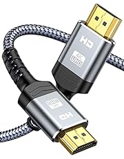 HDMI Cable 2M, 4K HDMI 2.0 Cable eARC-Snowkids 18Gbps High Speed HDMI Cord (4K 60Hz 3D Support, Ethernet Function, Video 4K UHD 2160p, HD 1080p for Fire TV, Net-filx, PS3/4, ect)