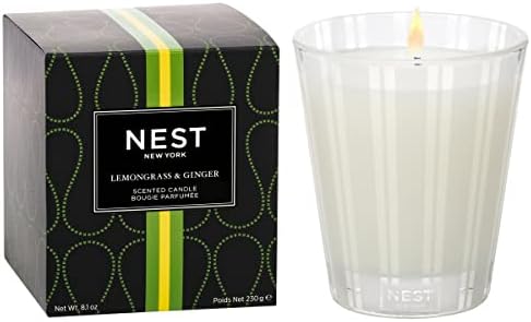 NEST Fragrances Lemongrass & Ginger Scented Classic Candle, 8 Ounce