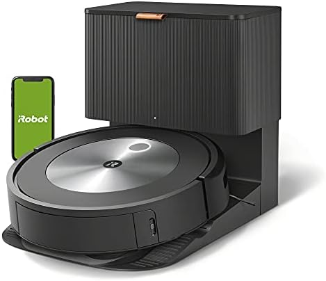 iRobot Roomba j6+ (6550) Self-Emptying Robot Vacuum – Identifies and Avoids Pet Waste & Cords, Empties Itself for 60 Days, Smart Mapping, Compatible with Alexa, Ideal for Pet Hair