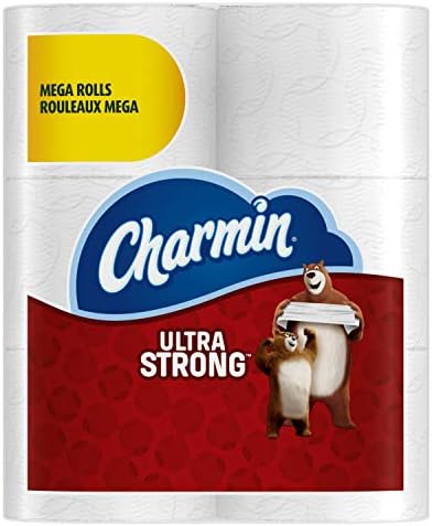 Charmin Ultra Strong Toilet Paper, Mega Roll, 24 Count