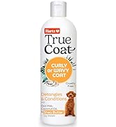 Hartz True Coat Curly or Wavy Coat Dog Shampoo, Detangles & Conditions with Oat Milk, Coconut Oil...