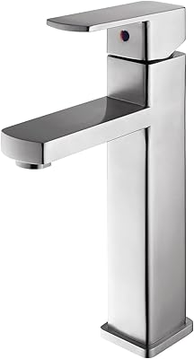 BOANN BNYBF-M05-2S Heidi 304 Stainless Steel Bathroom Faucet, 10"