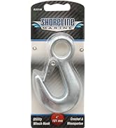 Shoreline Marine Plated Utility Winch Hook, 4-Inch