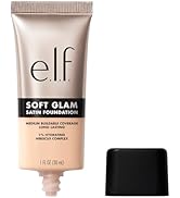 e.l.f. Soft Glam Foundation, Medium Coverage, Long-Lasting & Buildable Foundation For A Smooth, S...