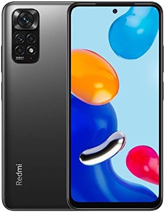 Xiaomi Redmi Note 11S 4G Volte 128GB + 8GB Factory Unlocked 6.43" Quad Camera 108MP Night Mode (NOT Verizon Sprint Boost Cricket At&t) (w/Fast Car Charger Bundle) (Graphite Gray)