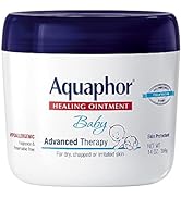 Aquaphor Baby Healing Ointment Advanced Therapy Skin Protectant, Dry Skin and Diaper Rash Ointmen...