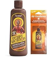 SPF 30 Instant Vacation + Air Freshener Bundle by Vacation Sunscreen, Tanning Lotion with SPF 30,...