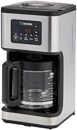 Zojirushi Dome Brew Programmable Coffee Maker with Micro-Computerized Brewing (Stainless Black)