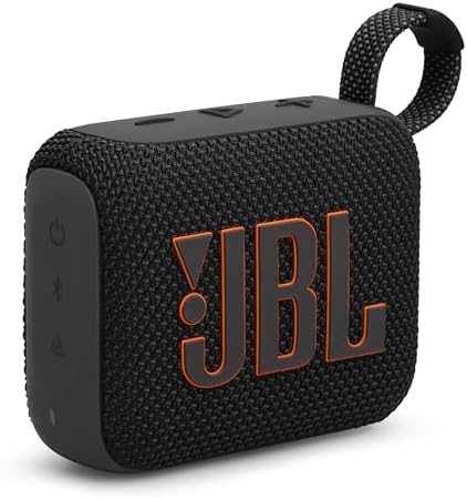 JBL GO4 Bluetoothスピーカー USB C充電/IP67防塵防水/アプリ対応/パッシブラジエーター搭載/ポータブル/ブラック JBLGO4BLK