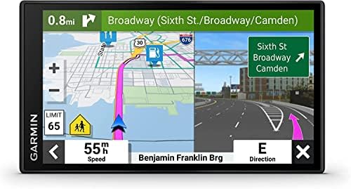 Garmin DriveSmart 66 EX (Refurbished) 6-Inch Car GPS Navigator with Advanced Lane Guidance, Real-Time Traffic and Lifetime Map Updates (Black)