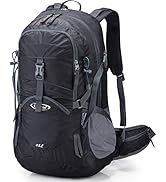 G4Free 45L Hiking Travel Backpack Waterproof with Rain Cover, Outdoor Camping Daypack for Men Women