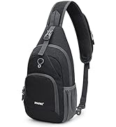 G4Free RFID Sling Bag Crossbody Sling Backpack Small Chest Shoulder Backpack Men Women Hiking Out...