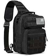 G4Free Tactical Sling Bag Backpack Military Rover Shoulder Sling Pack Molle EDC Small Crossbody C...