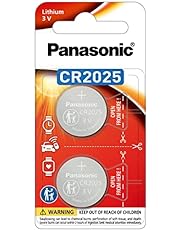 Panasonic CR2025 3V Coin Lithium Battery (Pack of 2)