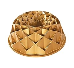 Nordic Ware USA Jubilee Cast Aluminium Bundt Pan, Gold, 24.5 x 24.5 x 9.5 cm