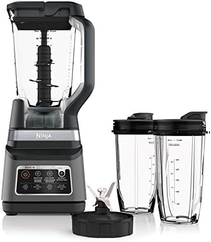 Ninja BN751C, Professional Plus Blender DUO With Auto-iQ, Black , 1200W (Canadian Version), 72oz