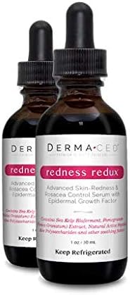 Redness Redux - Advanced Facial & Skin Redness Support Serum - EGF, Aloe Vera, Sea Kelp & More - Calming Redness Serum