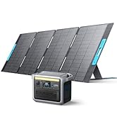 Anker SOLIX C1000 Portable Power Station with 400W Solar Panel, 1800W Solar Generator, 1056wh LFP...