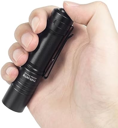 ThruNite EDC Flashlight Archer Pro V2, 950 High Lumens Tail Switch LED Flashlight, USB C Rechargeable Little Pocket Penlight for Camping, Outdoor, and Emergency - Black Cool White