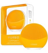 FOREO, LUNA mini 3, Escova de Limpeza e Firmadora Facial, com Pulsação T-Sonic, Ultra Higiênica e...