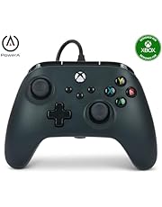 PowerA Wired Controller For Xbox Series X &amp; S, Xbox One, PC, Windows 10 &amp; 11, Dual Rumble Motors, Detachable 10ft USB Cable, 3.5mm Stereo Headset Jack, Official: Black