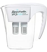 Seychelle pH2O Alkaline Water Filter Pitcher - pH Enhancing Filtration - 200 Gallon Capacity - US...