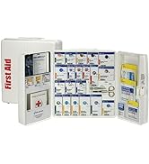 First Aid Only 90659 Large Plastic SmartCompliance Food Service First Aid Cabinet with Medications