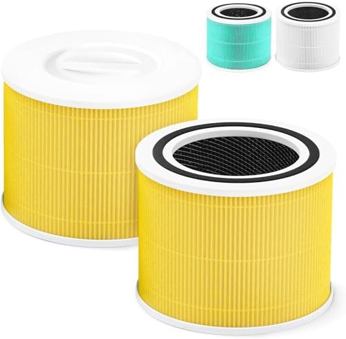 Core 300 Pet Care Replacement Filter for LEVOIT Core 300/300P/Core 300S-P VortexAir Air Purifier,Core 300 Pet Aller-gy Air Filter, 3 in 1 Air Purifier Filter,H13 True HEPA Filter,Core 300-RF-PA,2Pack