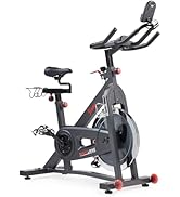 Sunny Health & Fitness Pro Cycling Stationary Bike, 40 LB Flywheel & 4-Way Adjustable Seat for Ho...